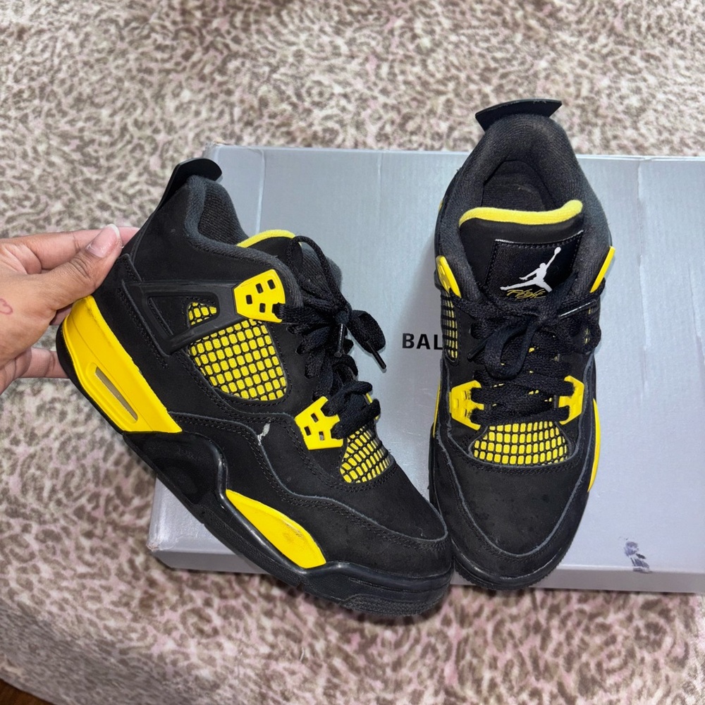 Jordan Kids Sneakers Black Yellow